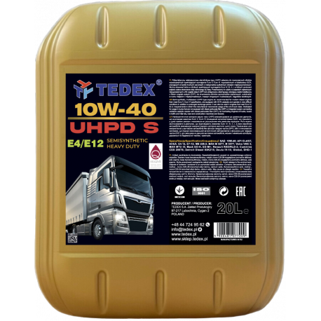 Олива моторна Tedex Diesel Truck UHPD (S) Motor Oil 10w40